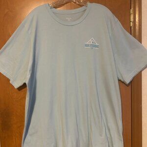 Mens HUK FISHING Sz XXL Light Blue T-Shirt